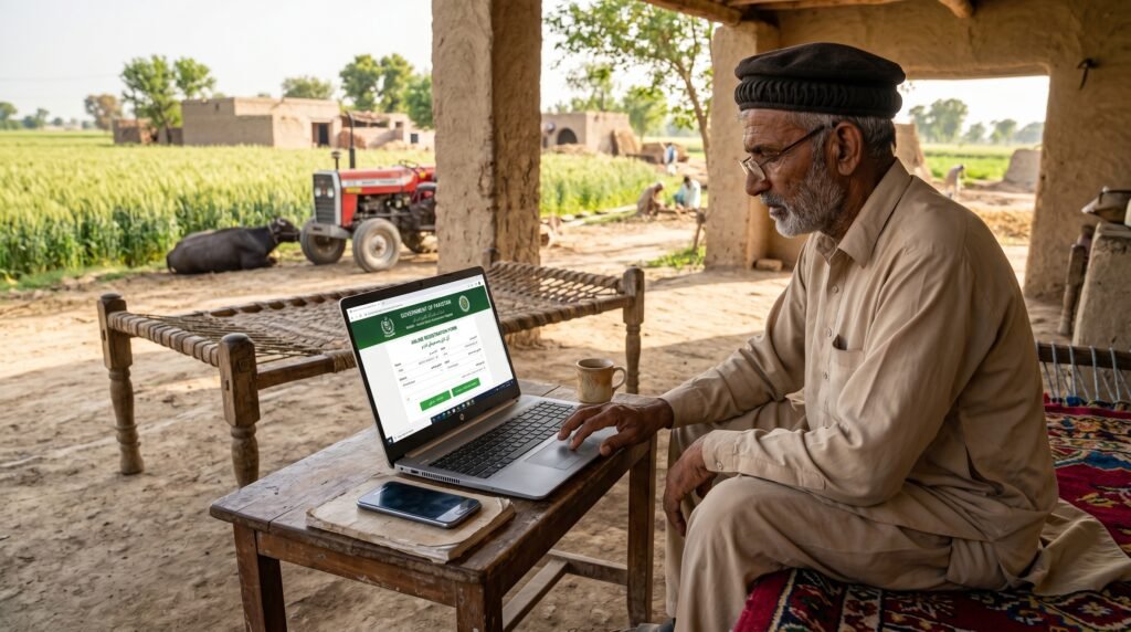Online registration process for Apna Khet Apna Rozgar Scheme