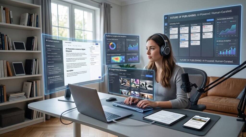 Future of blogging with AI and digital publishing