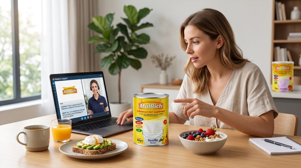 Frequently asked questions about MalRich Balanced Diet Supplement