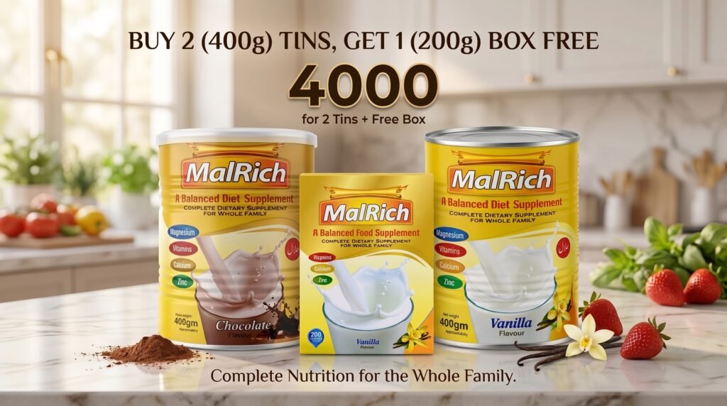 Buy 2 MalRich tins and get 1 soft box free offer